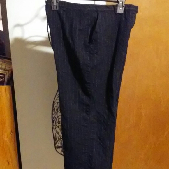 Pin Striped Wool Pants - Picture 2 of 3